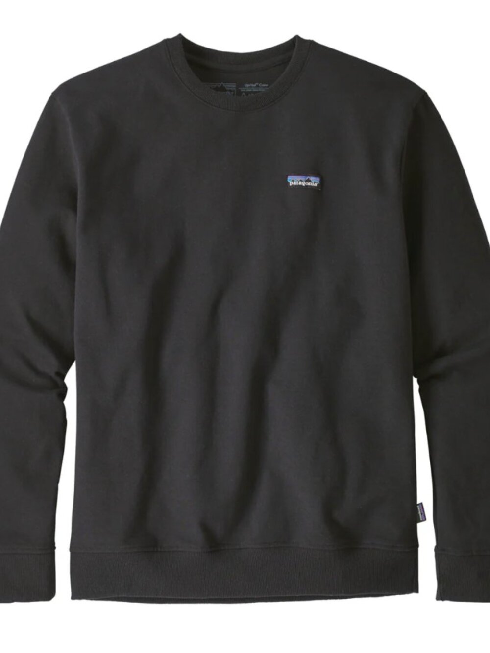 Patagonia Black Men's Crewneck Sweatshirt with Small Logo